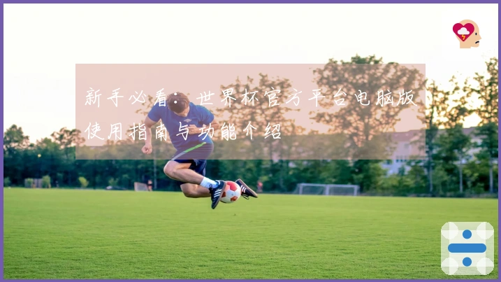 新手必看:世界杯官方平台电脑版使用指南与功能介绍