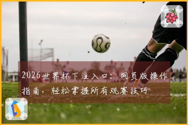2026世界杯下注入口：网页版操作指南，轻松掌握所有观赛技巧